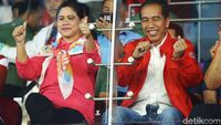 Jokowi Joget Dayung di Final Badminton Asian Games