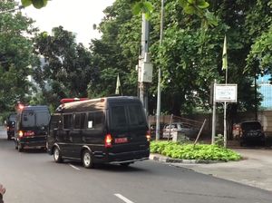 Tahanan KPK Salat Idul Adha di Pomdam Jaya Guntur