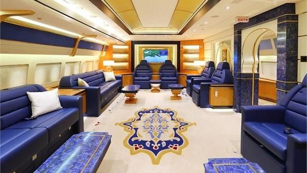 Foto: Mewahnya Pesawat Kerajaan Qatar