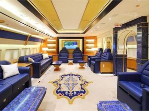 Foto: Mewahnya Pesawat Kerajaan Qatar