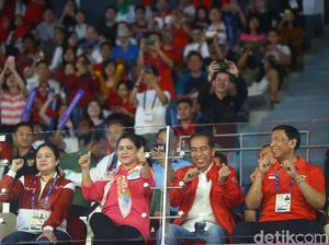 Jokowi: Alhamdulillah Total 31 Medali Emas Jokowi: Alhamdulillah Total 31 Medali Emas
