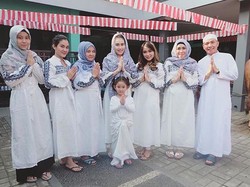 Ayu Ting Ting Sebut Bilqis Berani Saksikan Penyembelihan Kurban