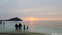 Sunrise di Pahawang Besar (Syanti/detikTravel)