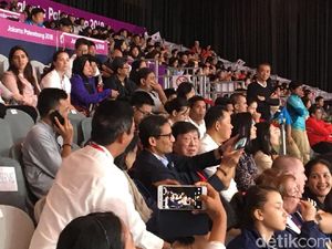 Tonton Final Senam Asian Games, Sandi: Bagus Tapi Perlu Dilatih Lagi