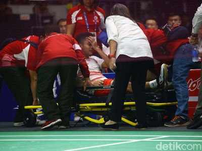 Kalah, Anthony Ginting Sudah Mati-matian Sampai Cedera