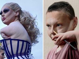 Tanpa Lengan, Wanita Ini Bisa Makeup Wajah dengan Hasil yang Bikin Takjub