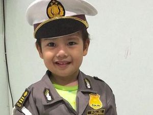 10 Potret Menggemaskan Anak Sulung Pebulu Tangkis Tontowi Ahmad