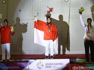 Raih Emas, Ini Gaya Hijab Aries Spiderwoman di Final Asian Games