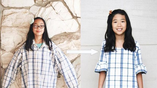 Kreatif! Wanita Ini Rombak Baju Bekas Jadi Kekinian