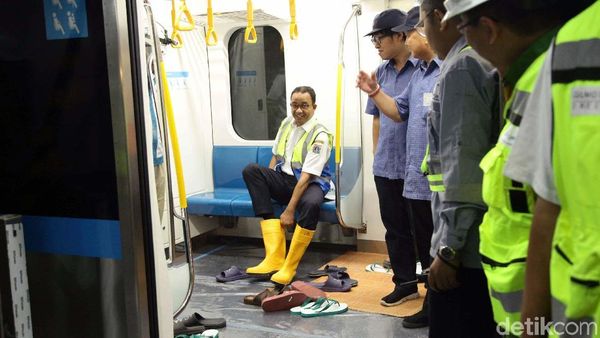 Anies Uji Coba MRT Jakarta