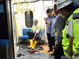 Anies Uji Coba MRT Jakarta