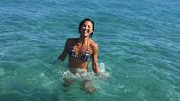Gaya Liburan Atlet Voli Pantai Imut Jepang, Akiko Hasegawa