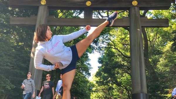 Intip Gaya Olahraga Sisilia Agustiani, Atlet Karate Cantik di Asian Games