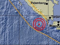 Gempa 5,5 SR Guncang Lampung