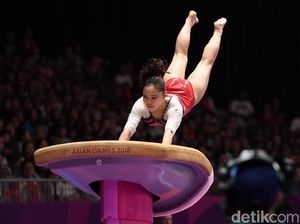 Aksi Cantik Pesenam Korsel Ini Hasilkan Emas