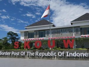 Selamat Datang di Muara Tami, Tapal Batas di Kota Jayapura Selamat Datang di Muara Tami, Tapal Batas di Kota Jayapura