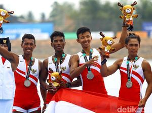 Raih Perak, Atlet Dayung Indonesia Ini Sempat Pusing Kepanasan
