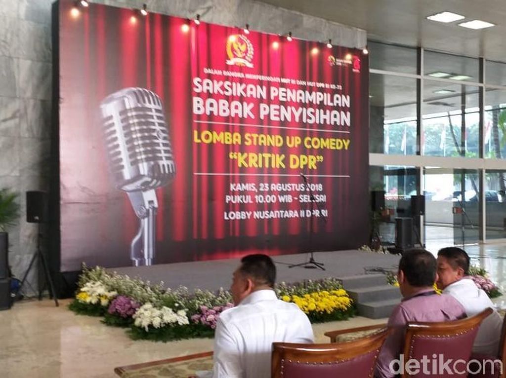 Ubah Image Lembaga Antikritik, DPR Gelar Lomba Stand Up Comedy Ubah Image Lembaga Antikritik, DPR Gelar Lomba Stand Up Comedy