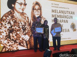 Tutut Kenang Ibu Tien di Ultah Ke-50 Yayasan Harapan Kita