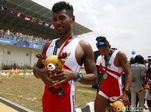 Indonesia Kantongi Medali Perak dari Cabang Dayung Putra