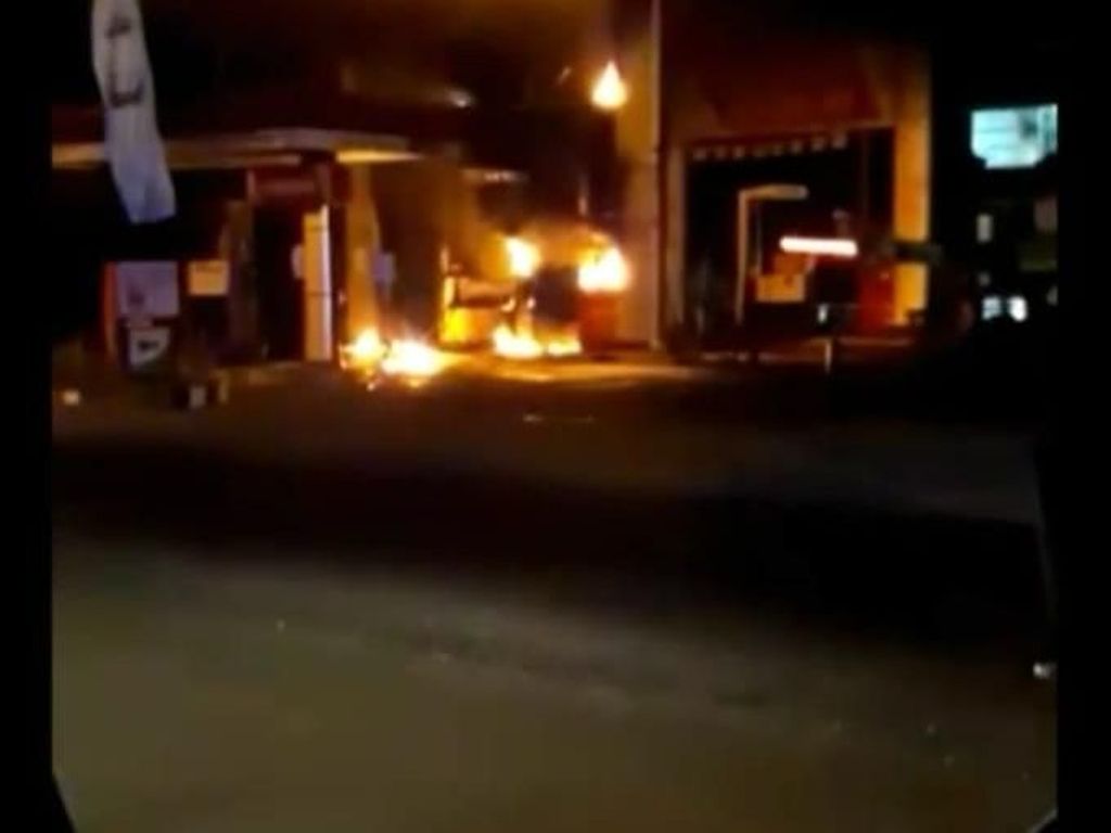 Dispenser Sebuah SPBU di Malang Terbakar, Polisi Selidiki Penyebab