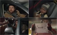 Iklan yang tunjukkan ayah berusaha putranya nggak bangun saat pesan makanan