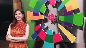 Liput Asian Games, Kecantikan Reporter Korea Ini Bikin Pria Susah Kedip