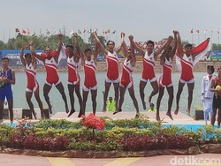 Dayung Persembahkan Emas ke-9 Indonesia di Asian Games 2018