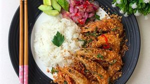 Kriuk Renyah Udang Gandum Enak Jadi Lauk Makan Siang