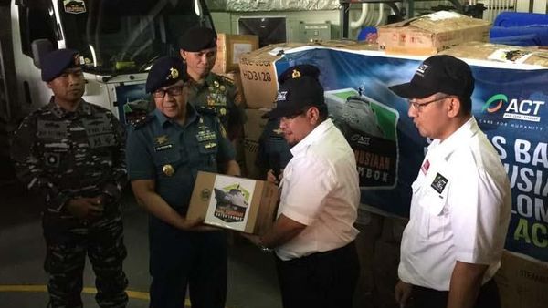 Bantuan 20.000 Kotak Susu Cair untuk Korban Gempa Lombok