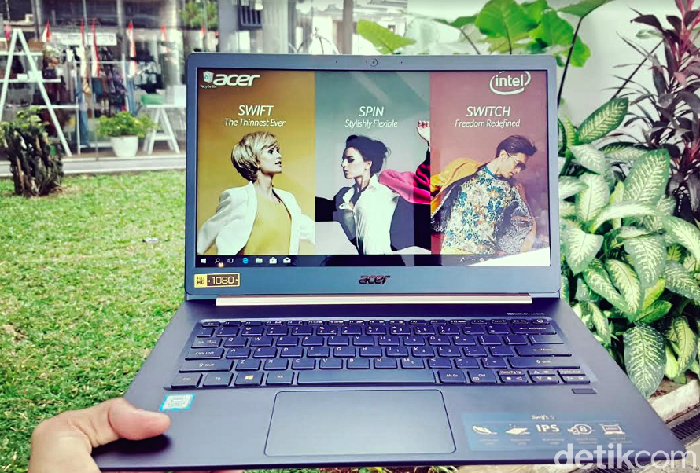Acer Swift 5. Foto: Imron Rosyadi/detikinet Acer Swift 5. Foto: Imron Rosyadi/detikinet