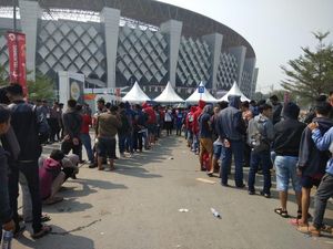 Antrean Panjang, Tiket Kategori B Laga Indonesia vs UEA Ludes