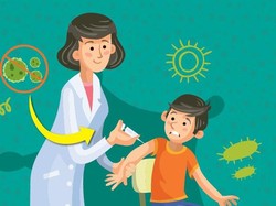 Infografis: Gejala Terserang Campak dan Rubella