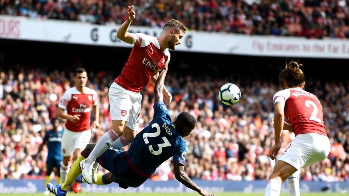 Arsenal berimbang 1-1 dengan West Ham di babak pertama. (Foto: Clive Mason/Getty Images)