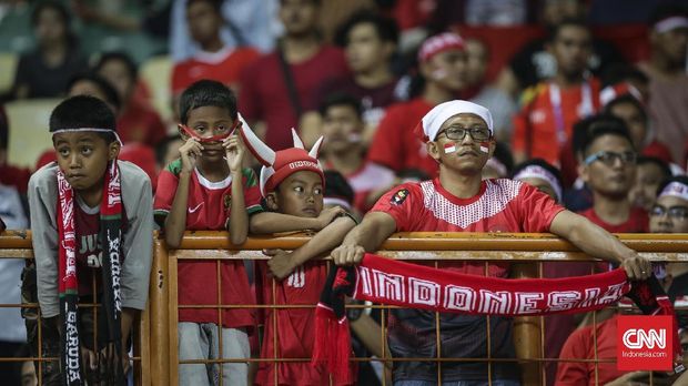 Para pendukung Timnas Indonesia yang selalu memberikang dukungan total skuat Merah Putih. (