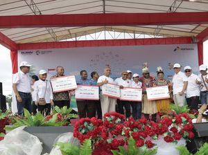 HUT RI dan Asian Games, Pertamina Beri Bantuan Rp 3,4 M di Papua