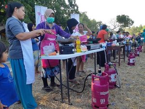 Pulihkan Trauma Korban Gempa, Pertamina Gelar Lomba Masak