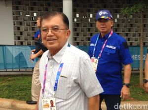 Medali Emas di Asian Games Lampaui Target, JK Acungkan Jempol Medali Emas di Asian Games Lampaui Target, JK Acungkan Jempol