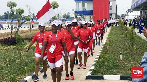 Tim perahu naga Indonesia di Asian Games 2018.