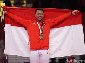 Karateka Zigi Zaresta Raih Perunggu Asian Games 2018