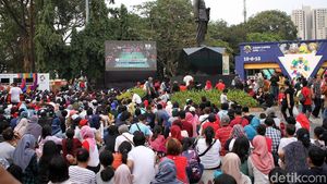 Serunya Nonton Bareng Bulutangkis di GBK