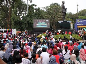 Serunya Nonton Bareng Bulutangkis di GBK
