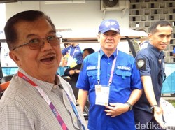 Tinjau Pertandingan Lari-Panahan di GBK, JK Singgung Keluhan Tiket