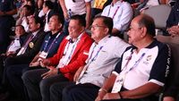 Potret Akrab JK-Gatot Tonton Pertandingan Asian Games di GBK