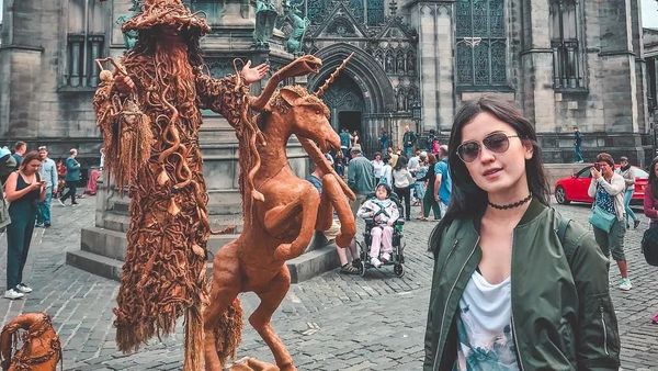 Foto: Liburan di Skotlandia ala Kimberly Ryder