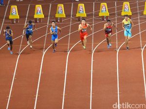 Lalu M Zohri Pijak Semifinal Lari 100 M Asian Games 2018