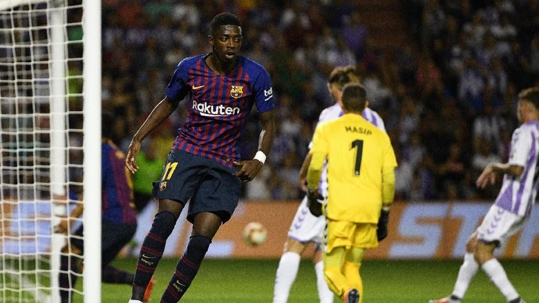 Hasil Liga Spanyol: Dembele Menangkan Barcelona atas Valladolid