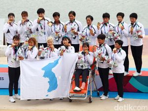 Dua Korea Bersatu, Rebut Emas Perdana di Asian Games 2018