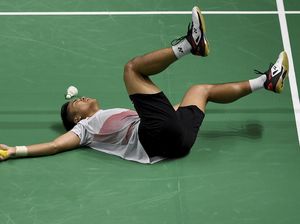 Kemenangan Anthony Atas Momota Jadi Kado Untuk Orang Tua