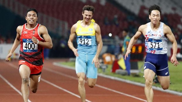 Lalu Zohri akan tampil di final 100 meter putra Asian Games 2018 malam ini.